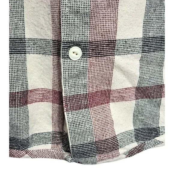 Vintage 90s Billabong Design Works Plaid Flannel Shirt Size M Surf Style - Picture 10 of 13